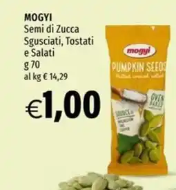 Hurrà Mogyi Semi di Zucca Sgusciati, Tostati e Salati offerta