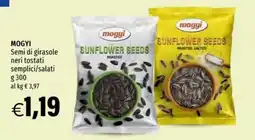 Hurrà Mogyi Semi di girasole neri tostati semplici/salati offerta