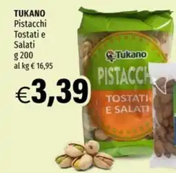 Hurrà Tukano Pistacchi Tostati e Salati offerta