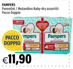 Hurrà Pampers Mutandino Baby-dry offerta