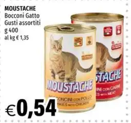 Hurrà Bocconi Gatto Gusti assortiti Moustache offerta