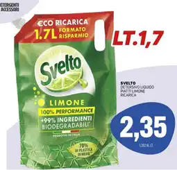 Emporio Amato Svelto Detersivo liquido piatti limone ricarica offerta