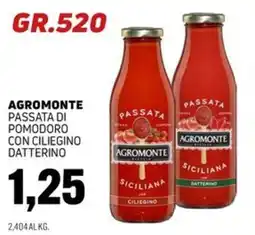 Emporio Amato Passata di pomodoro con ciliegino datterino Agromonte offerta