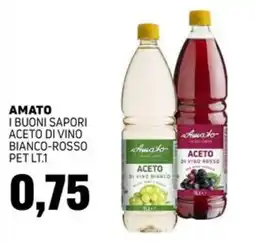 Emporio Amato Amato aceto di vino bianco-rosso offerta