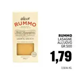 Emporio Amato Rummo lasagne all'uovo offerta