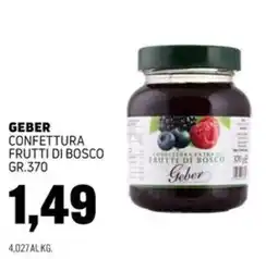 Emporio Amato Confettura frutti di bosco Geber offerta