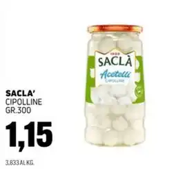 Emporio Amato Sacla' acetelli cipolline offerta