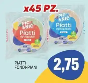 Emporio Amato Pic & Nic Piatti riutilizzabili offerta