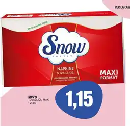 Emporio Amato Snow tovaglioli maxi offerta
