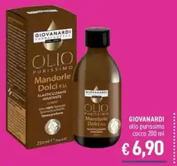Determarket GIOVANARDI olio purissimo cocco offerta