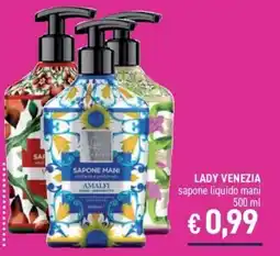 Determarket Lady Venezia sapone liquido mani offerta