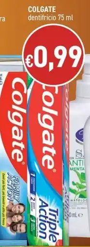 Determarket Colgate dentifricio offerta