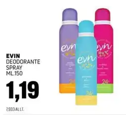 Emporio Amato Evin deodorante spray offerta