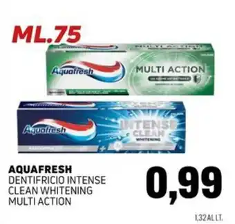 Aquafresh dentifricio intense clean whitening multi action