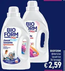 Determarket Bioform detergente lavatrice offerta