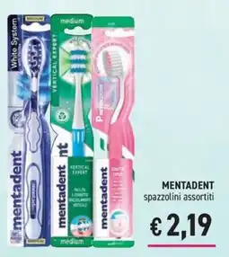 Determarket Mentadent spazzolini assortiti offerta