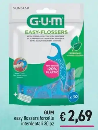 GUM easy flossers forcelle interdentali