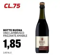 Emporio Amato Botte Buona Vino Lambrusco Frizzante Amabile offerta