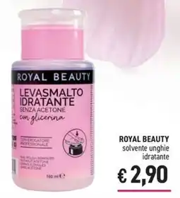 Determarket Royal Beauty solvente unghie idratante offerta