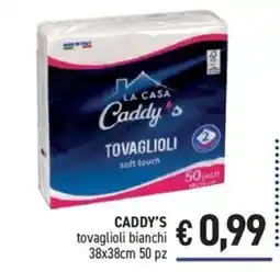 Determarket Caddy's tovaglioli bianchi offerta