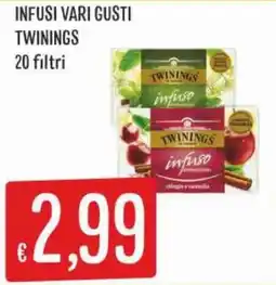 IperSisa Infusi vari gusti Twinings offerta