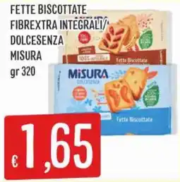 IperSisa Misura fette biscottate offerta