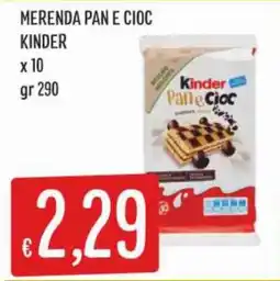 IperSisa Kinder Pan e Cioc offerta