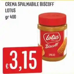 IperSisa Crema spalmabile Biscoff Lotus offerta
