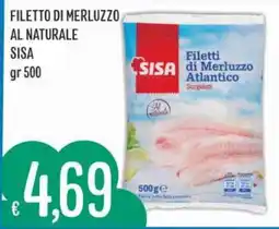 IperSisa Filetti di Merluzzo Atlantico SISA offerta
