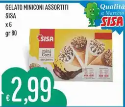 IperSisa Gelato miniconi assortiti SISA offerta