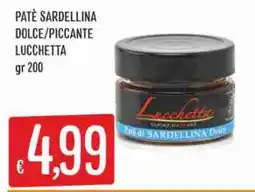 IperSisa Patè sardellina dolce lucchetta offerta