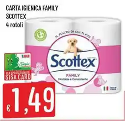 IperSisa Carta igienica family Scottex offerta