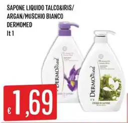 IperSisa Sapone liquido talco&iris/argan/muschio bianco Dermomed offerta