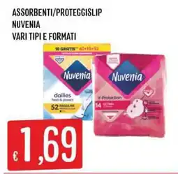 IperSisa Assorbenti/Proteggislip Nuvenia offerta