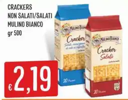IperSisa Crackers non salati/salati Mulino Bianco offerta