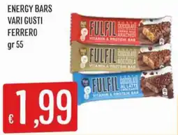 IperSisa Fulfil energy bars offerta