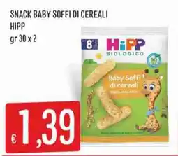 IperSisa Baby Soffi di cereali Hipp offerta