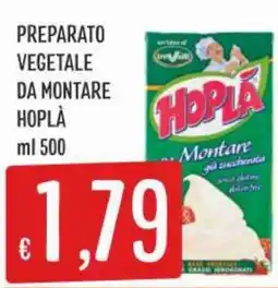 IperSisa Preparato vegetale da montare Hoplā offerta