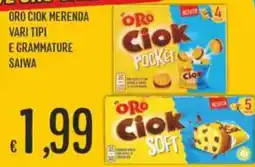IperSisa Oro Ciok merenda offerta