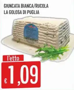 IperSisa Giuncata bianca/rucola la golosa di puglia offerta