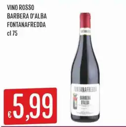 IperSisa Vino rosso Barbera d'Alba Fontanafredda offerta