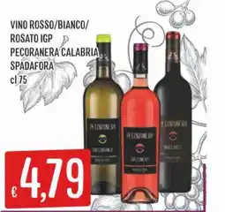 IperSisa Vino rosso/bianco/rosato IGP Pecoranera Calabria Spadafora offerta