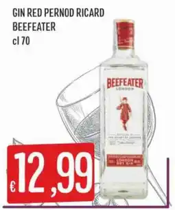IperSisa Gin red Pernod Ricard Beefeater offerta