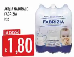 IperSisa Acqua naturale Fabrizia offerta