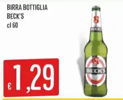 IperSisa Birra bottiglia Beck's offerta