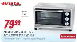 Trony Ariete forno elettrico Bon Cuisine 300 offerta