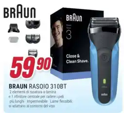 Trony Braun rasoio 310bt offerta
