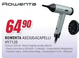 Trony Rowenta asciugacapelli offerta
