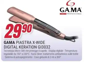Gama piastra x-wide digital keration gi3032