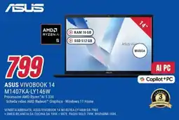 Trony ASUS VIVOBOK 14 offerta